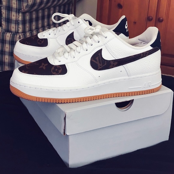 Nike Other - Custom "Obsidian Gum" Nike Air Force 1’s